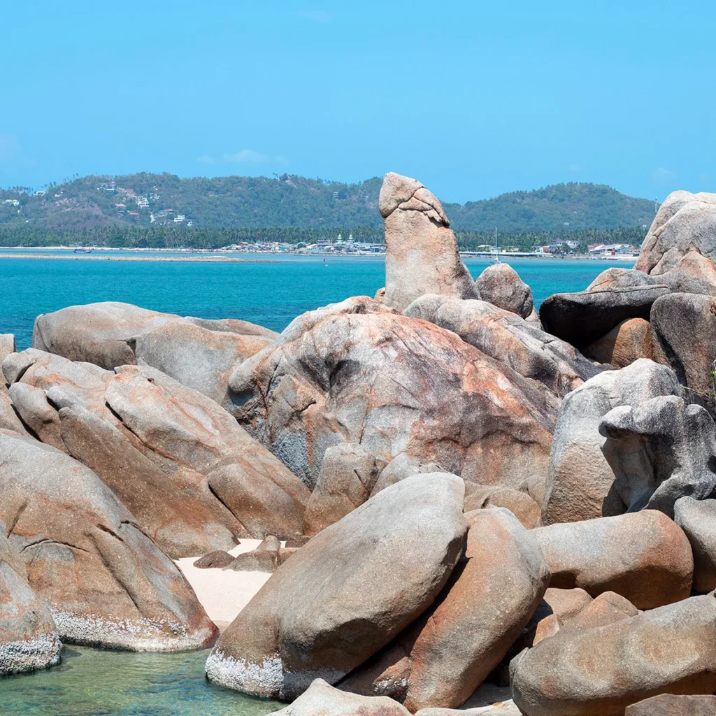 Hin Ta and Hin Yai rocks, 20 minutes from Malibu Resort & Beach Club, Koh Samui